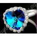Кольцо Blue Crystal Titanic Lover Heart Of Ocean